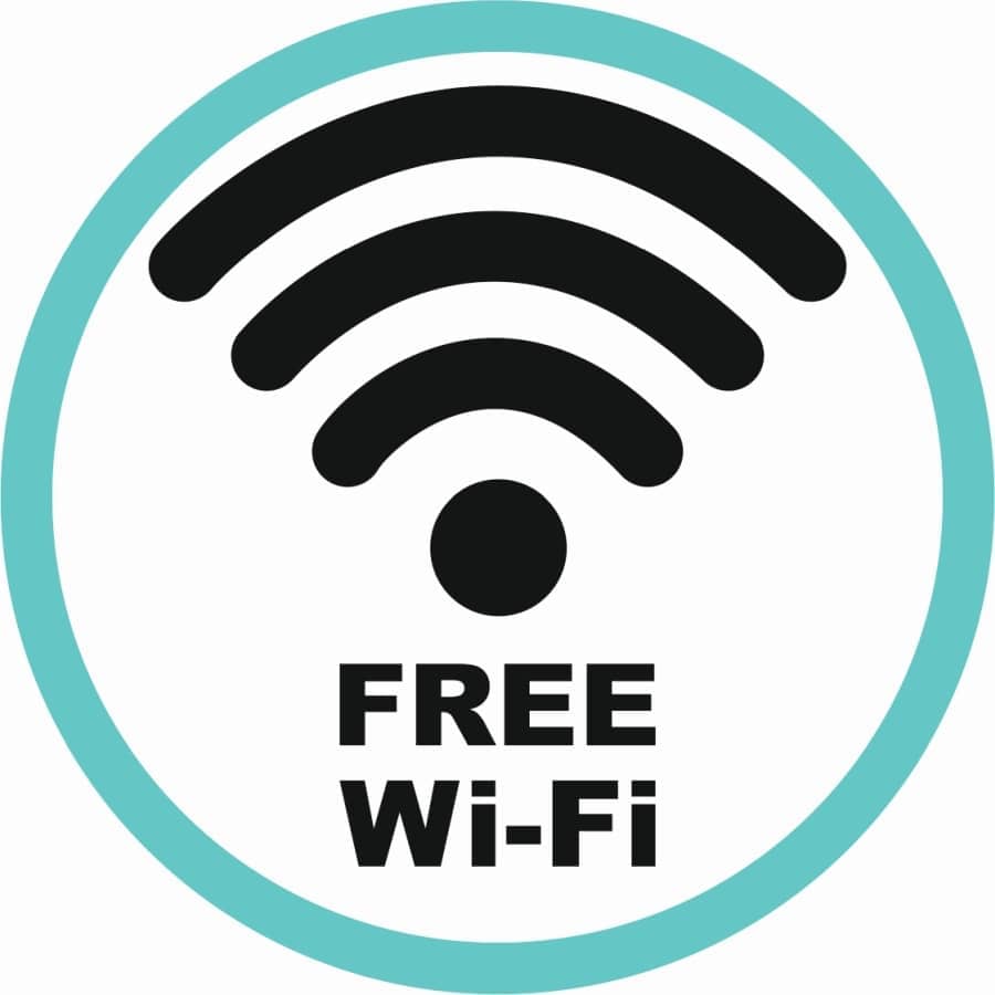 Business Aufkleber · Free Wi-Fi · Bei eBay