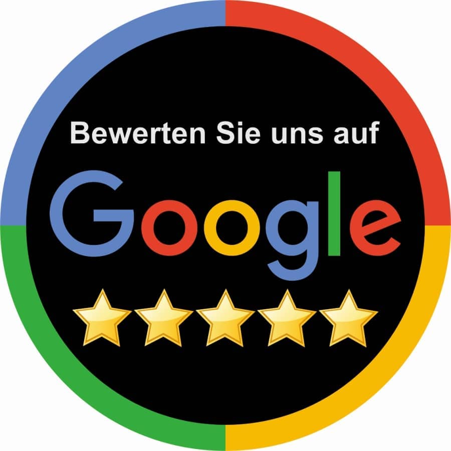 Google Unternehmensprofile · Bewerten Sie uns auf Google · Black-Edition · Aufkleber · Bei eBay
