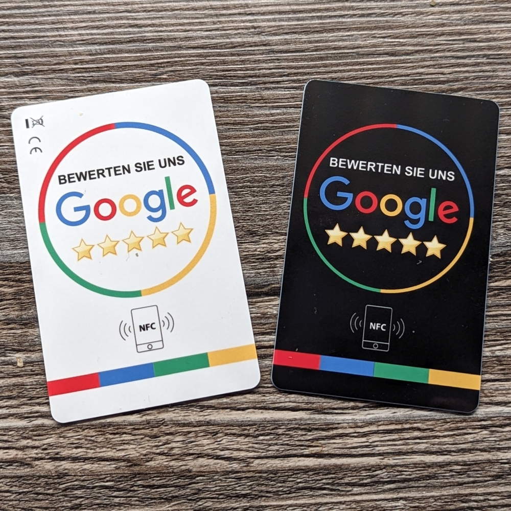 NFC-Karte · Bewerten Sie uns auf Google